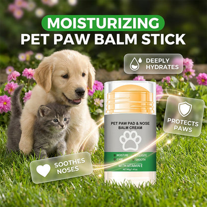 🐶 Moisturizing Pet Paw Balm Stick – Coconut & Beeswax, Lick-Safe, No-Mess 🐾
