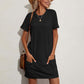 Women's Summer Loose T-Shirt Dress with Pockets