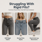 👖 Vintage Cargo Capri Jeans with Drawstring Hem – Functional Pockets & Relaxed Style for City Days