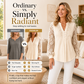 Women's Lace Patchwork V-Neck Long Sleeve Top