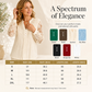 Women's Lace Patchwork V-Neck Long Sleeve Top