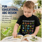 🎁 New Arrival🔥 Children's T-shirt with Dinosaur and Letter Prints