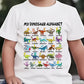 🎁 New Arrival🔥 Children's T-shirt with Dinosaur and Letter Prints