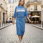 Women’s Bomber Jacket & Bodycon Skirt Set