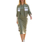 Women’s Bomber Jacket & Bodycon Skirt Set