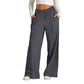 🍁New Fall Collection-Women's Casual Wide-Leg Pants with Drawstring Elastic
