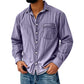 Men's Retro Washed Denim Shirt