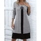 🔥 2026 Fresh Drops | Flat 50% OFF Today! 💸Women's Casual Ribbed Knit Long Sleeve Dress