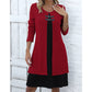 🔥 2026 Fresh Drops | Flat 50% OFF Today! 💸Women's Casual Ribbed Knit Long Sleeve Dress