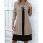 🔥 2026 Fresh Drops | Flat 50% OFF Today! 💸Women's Casual Ribbed Knit Long Sleeve Dress