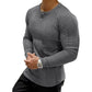 👕New Arrivals - Men's Slim Fit Henley Shirt – Sculpted Everyday Tee with Clean Solid Color & Flexible Comfort