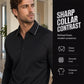 ✨ Easy Everyday Comfort | Men's Contrast-Collar Short-Sleeve Golf Shirt