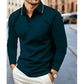 ✨ Easy Everyday Comfort | Men's Contrast-Collar Short-Sleeve Golf Shirt