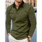 ✨ Easy Everyday Comfort | Men's Contrast-Collar Short-Sleeve Golf Shirt