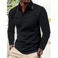 ✨ Easy Everyday Comfort | Men's Contrast-Collar Short-Sleeve Golf Shirt