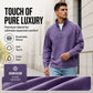 Men's Quarter-Zip Denim Pullover