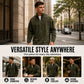 Men's Quarter-Zip Denim Pullover