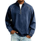 Men's Quarter-Zip Denim Pullover