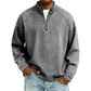 Men's Quarter-Zip Denim Pullover