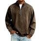 Men's Quarter-Zip Denim Pullover
