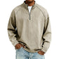 Men's Quarter-Zip Denim Pullover