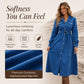 ⌛Limited-Time Offer-Women's Corduroy Midi Shirt Dress with Belt