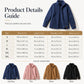 ❄️ Cold-Weather Comfort | Women's Warm Sherpa Fleece Full-Zip Jacket