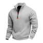 🍂 Easy Everyday Comfort | Men's Warm-Lined Stand-Collar Quarter-Zip Pullover