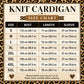 Women's Chic Leopard Print Knit Cardigan