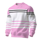 ✨ Easy Everyday Style | Men's Striped Colorblock Long-Sleeve Sweatshirt