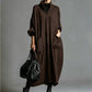 🍁New Fall Collection-Women's Loose Draping Dress with Pockets
