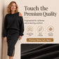 ✨ One Set, Two Easy Looks | Women's Slanted-Shoulder Sweatshirt & Sleeveless Dress Set
