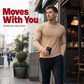 Men's Ribbed Slim-Fit Long-Sleeve T-Shirt