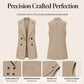 Women's Double-Breasted Blazer Vest