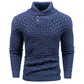 💯 Quality You Can Feel | Men's Textured Stand-Collar Knit Sweater