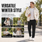 Men's Thickened Warm-Lined Tapered Pants