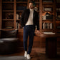 Men's Thickened Warm-Lined Tapered Pants