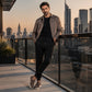 Men's Thickened Warm-Lined Tapered Pants