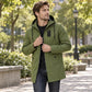 ✨Men's Mid-Length Hooded Windbreaker Trench✨