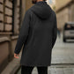 ✨Men's Mid-Length Hooded Windbreaker Trench✨