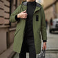 ✨Men's Mid-Length Hooded Windbreaker Trench✨