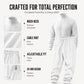 Men's Textured Mock Neck Pullover & Pants Set