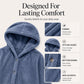 Women's Loose-Fit Hooded Plush Jacket