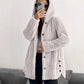 Women's Loose-Fit Hooded Plush Jacket