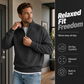 Men's Casual Warm Half-Zip Sweatshirt