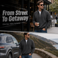 Men's Casual Warm Half-Zip Sweatshirt