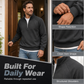 Men's Casual Warm Half-Zip Sweatshirt