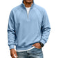 Men's Casual Warm Half-Zip Sweatshirt