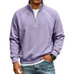 Men's Casual Warm Half-Zip Sweatshirt
