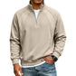 Men's Casual Warm Half-Zip Sweatshirt